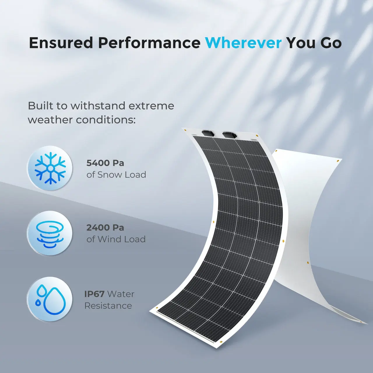 100W Lightweight Flexible Solar Panel - Image 3