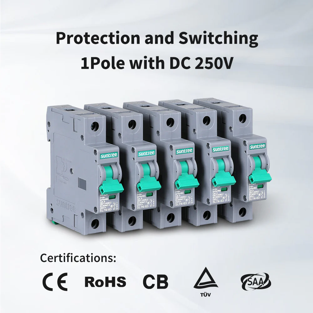 10A/16A/32A/50A/63A 1P DC Miniature Circuit Breaker - Image 3