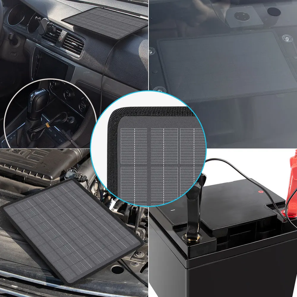 10W Solar Battery Trickle Charger Maintainer - Image 6