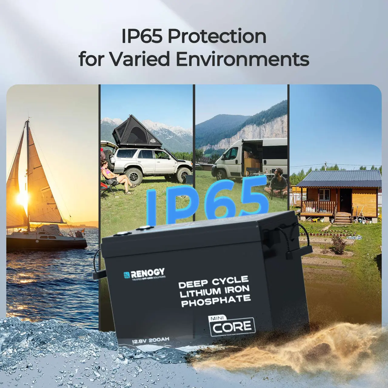 12V 200Ah LiFePO4 Battery w/ Low-Temperature Protection - Image 8