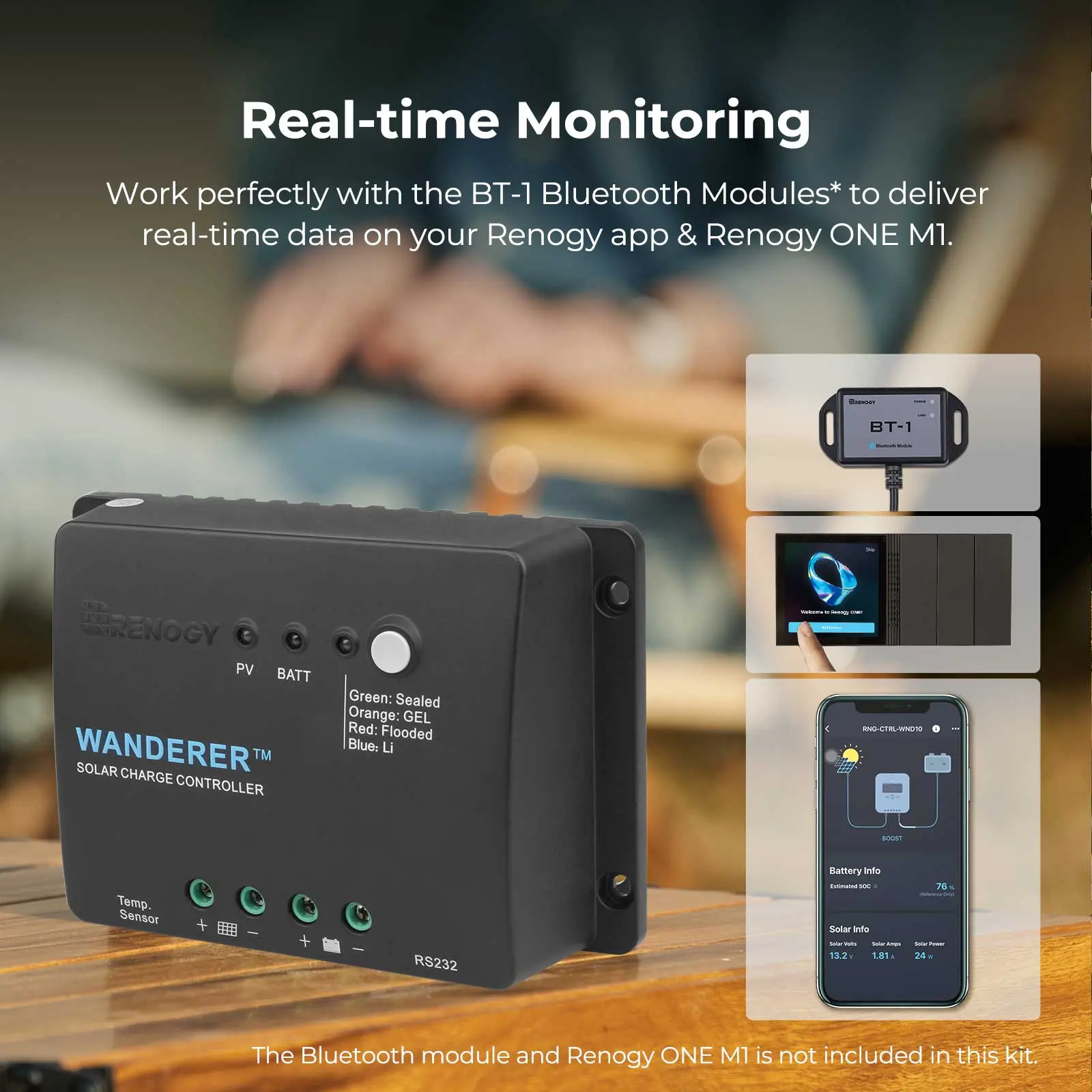 200W 12V Starter Solar Panel Kit - Image 5