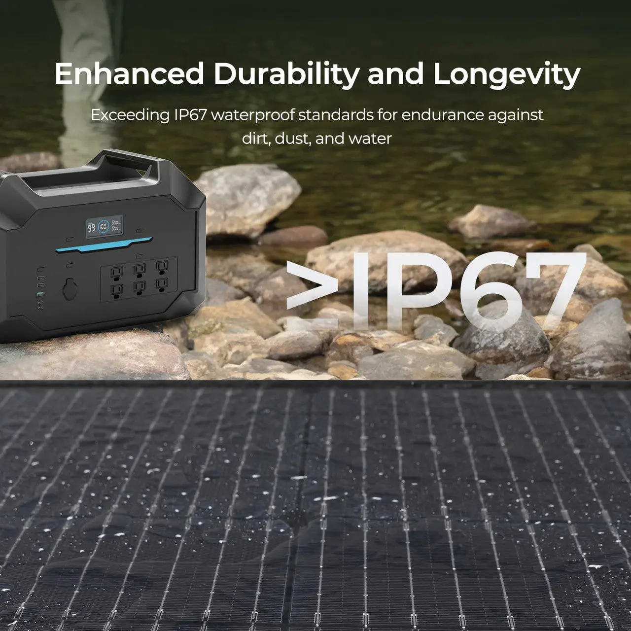 220/400W Lightweight Portable Solar Panel Suitcase - Image 5