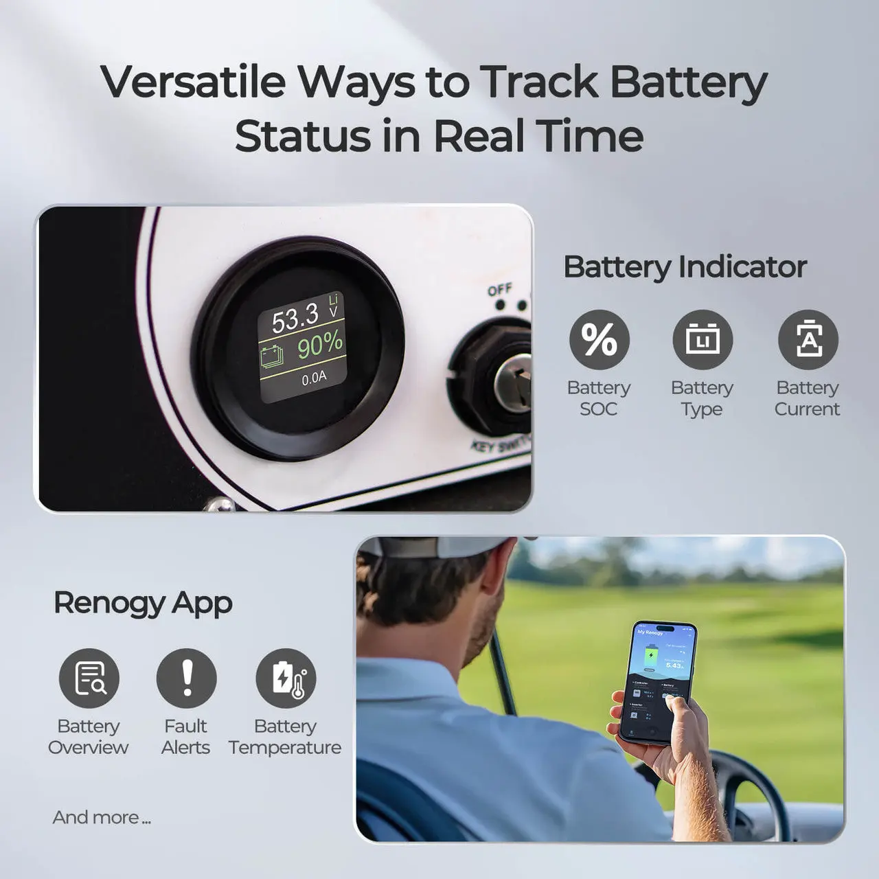 Golf Cart 48V 105Ah Lithium Iron Phosphate Battery - Image 7