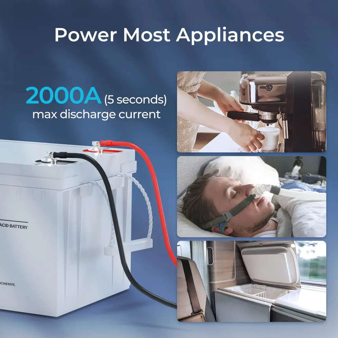 12V 200Ah Deep Cycle AGM Battery - Image 8