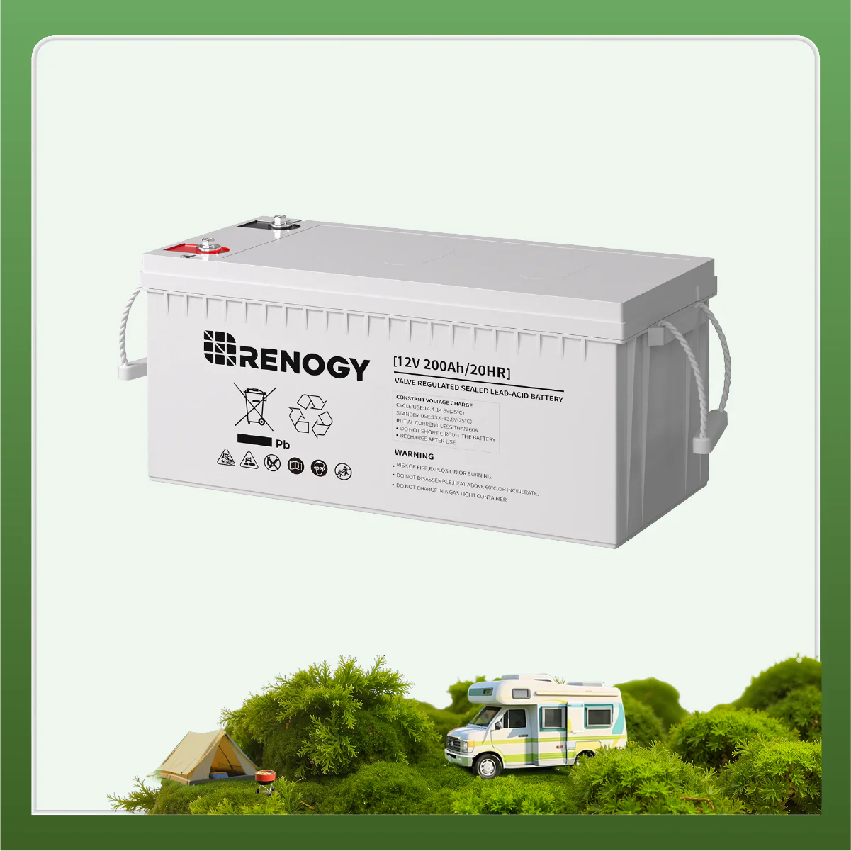 12V 200Ah Deep Cycle AGM Battery - Image 11