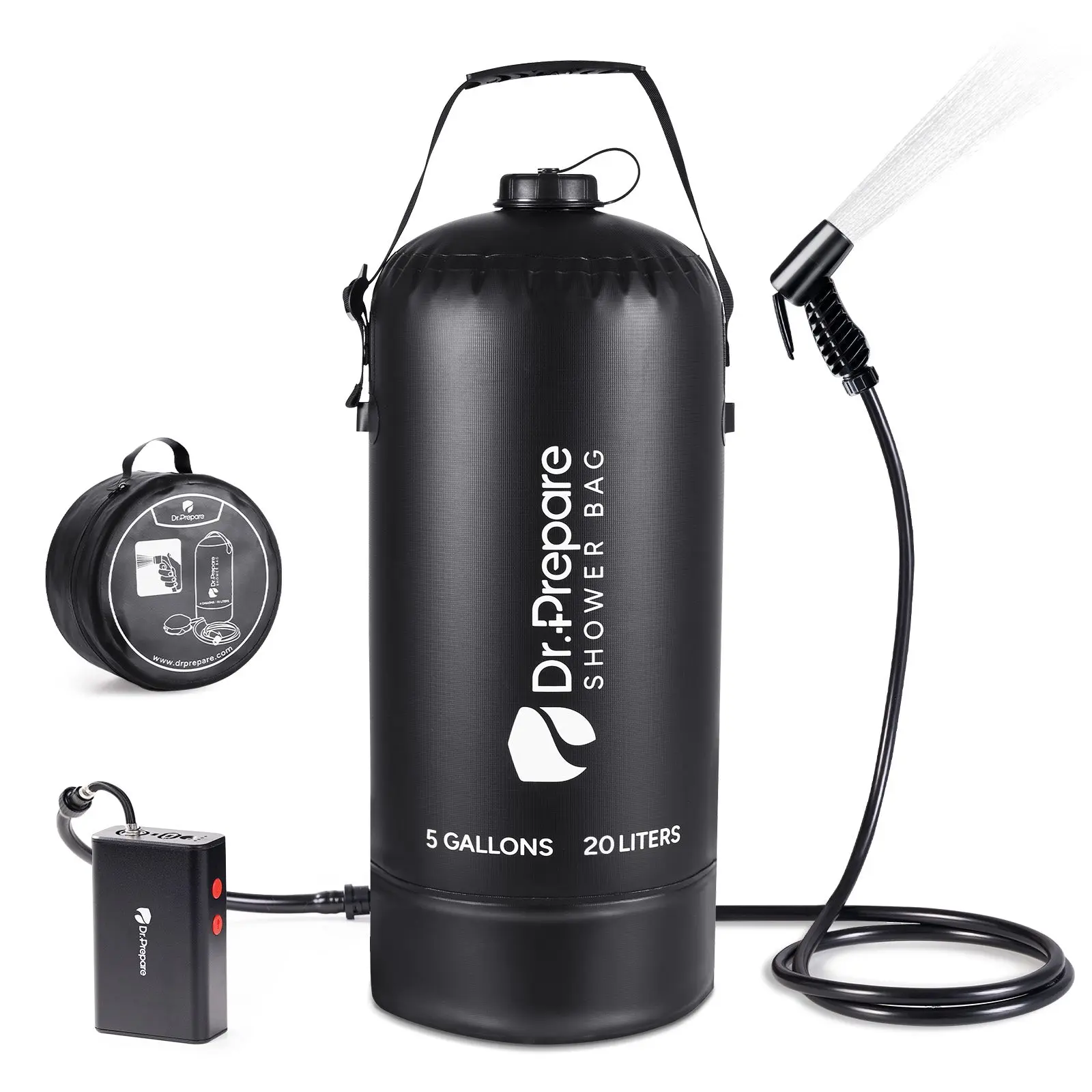 Dr.Prepare 15L/20L Camping Shower Bag (4 Gallons/5 Gallons) - Image 9