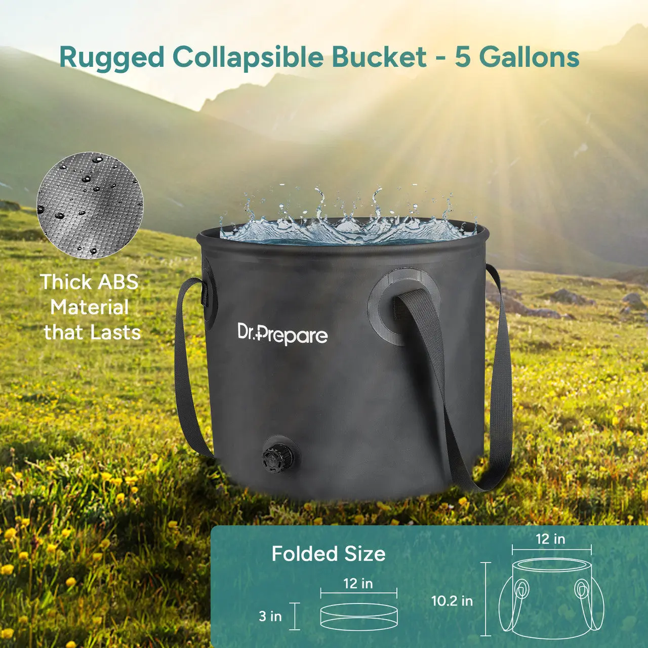 Dr.Prepare 20L Camping Shower Bag - Image 16