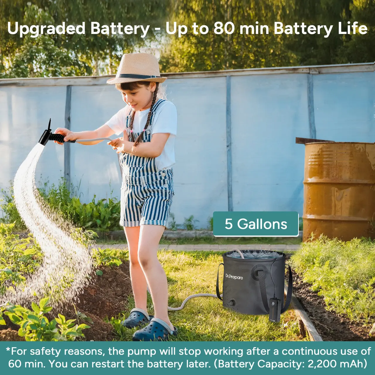 Dr.Prepare 20L Camping Shower Bag - Image 5