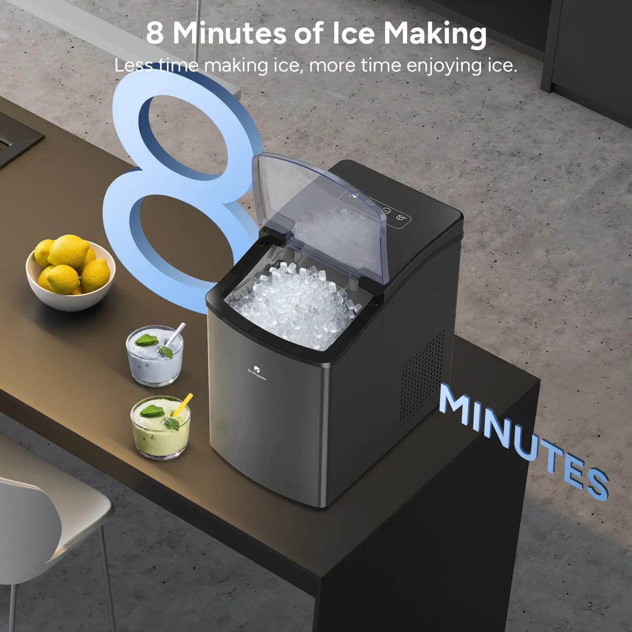 Dr.Prepare Countertop Nugget Ice Maker - Image 3