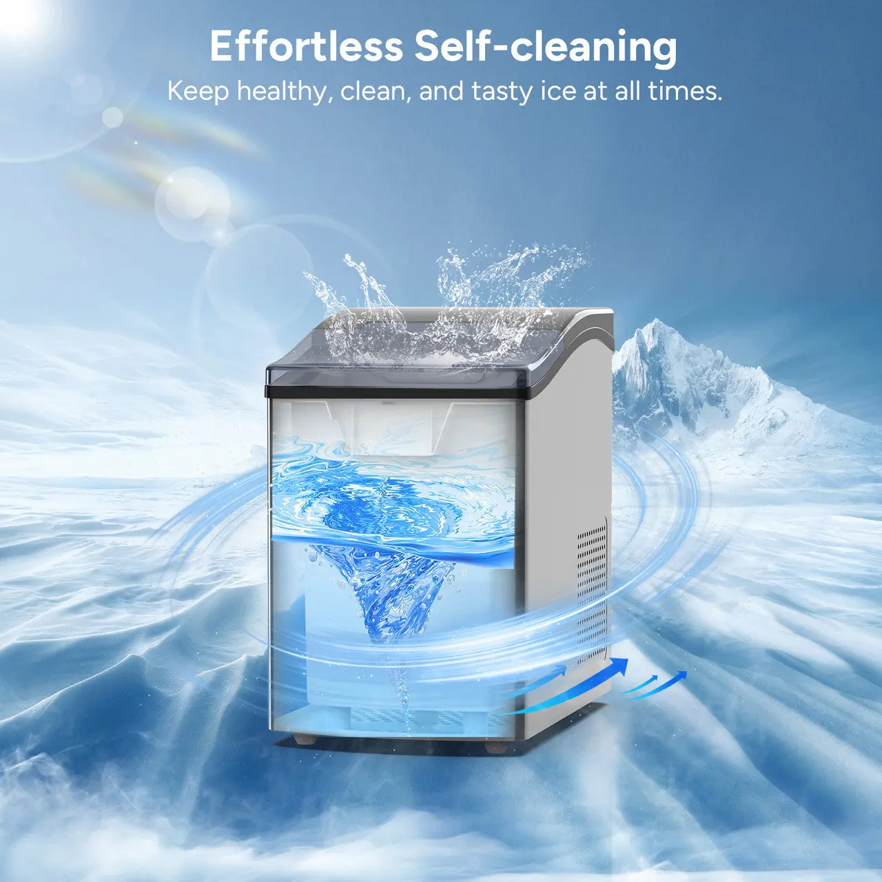 Dr.Prepare Countertop Nugget Ice Maker - Image 6