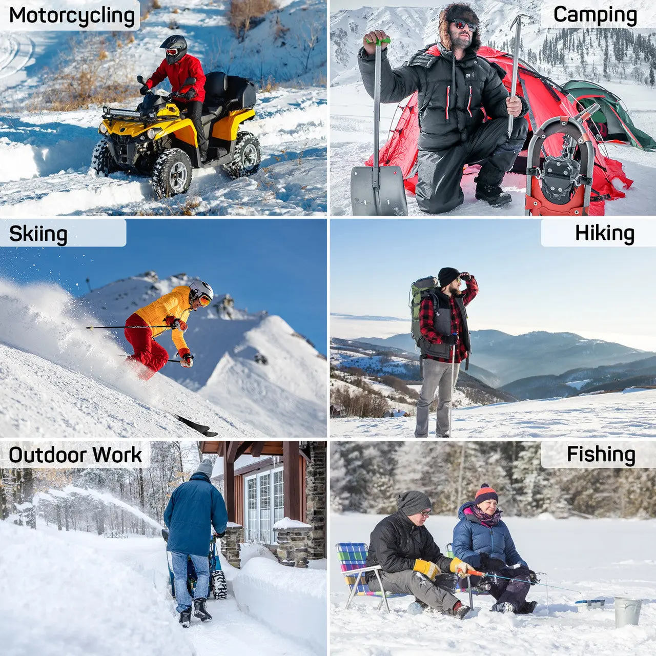 Dr.Prepare Unisex Heated Vest - 6 Heating Zones & Plus Size - Image 6