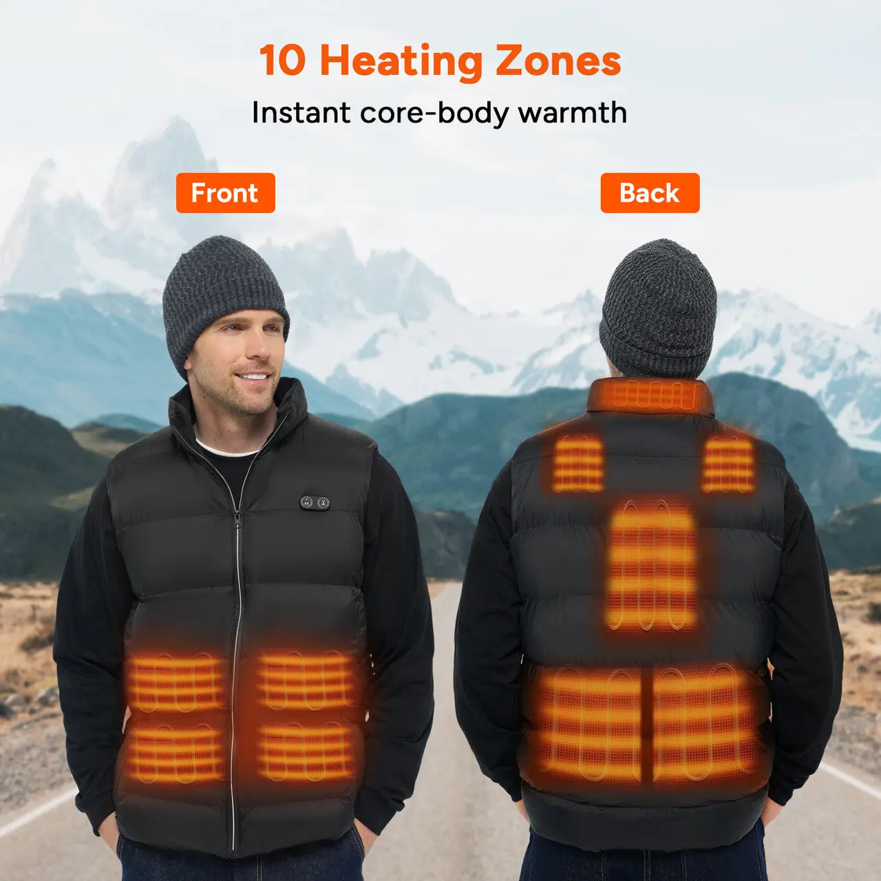 Dr.Prepare USB Electric Heated Vest - Enhanced Warmth - Image 4