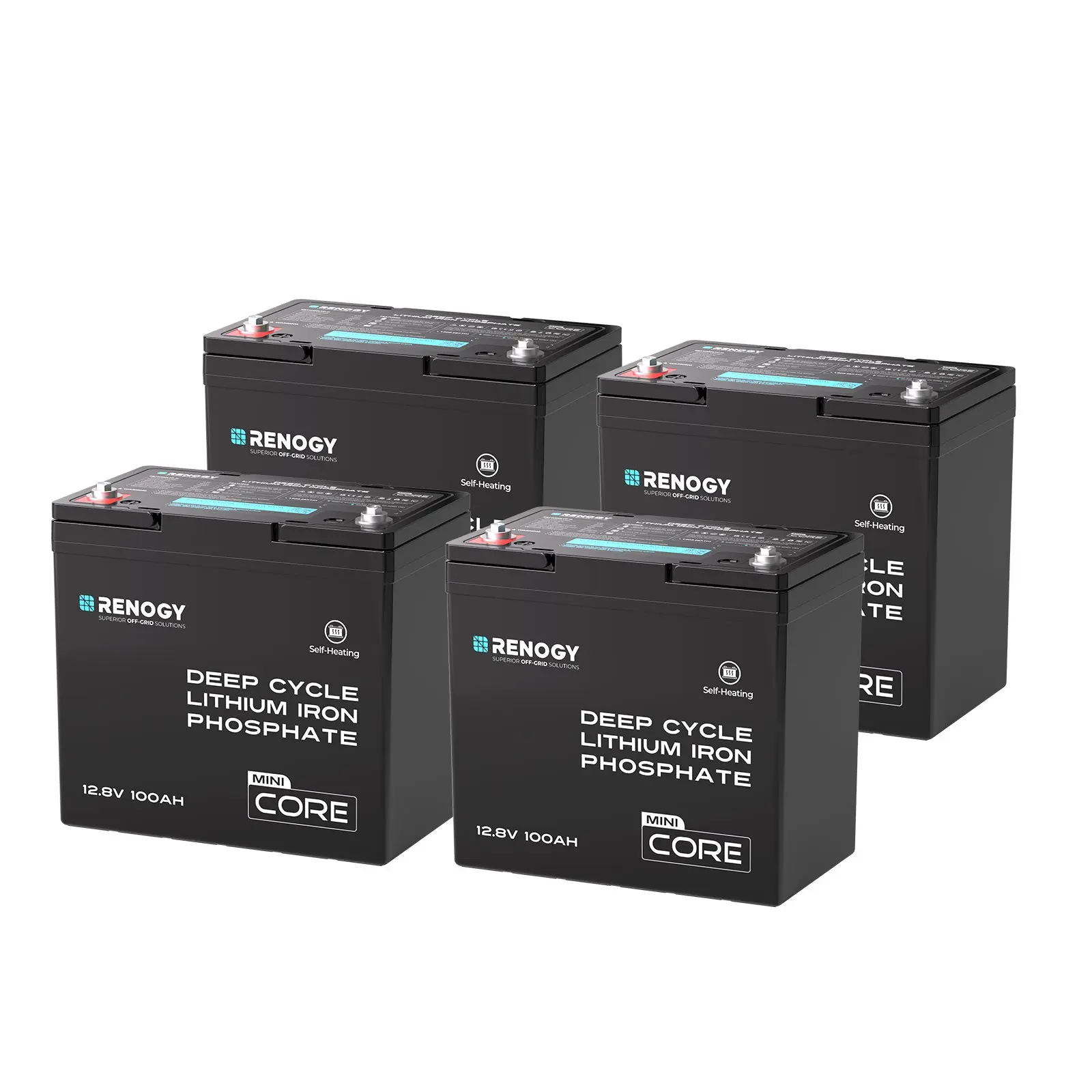 Mini Size 12V 100Ah DuoHeat Tech Lithium Iron Phosphate Battery - Image 5