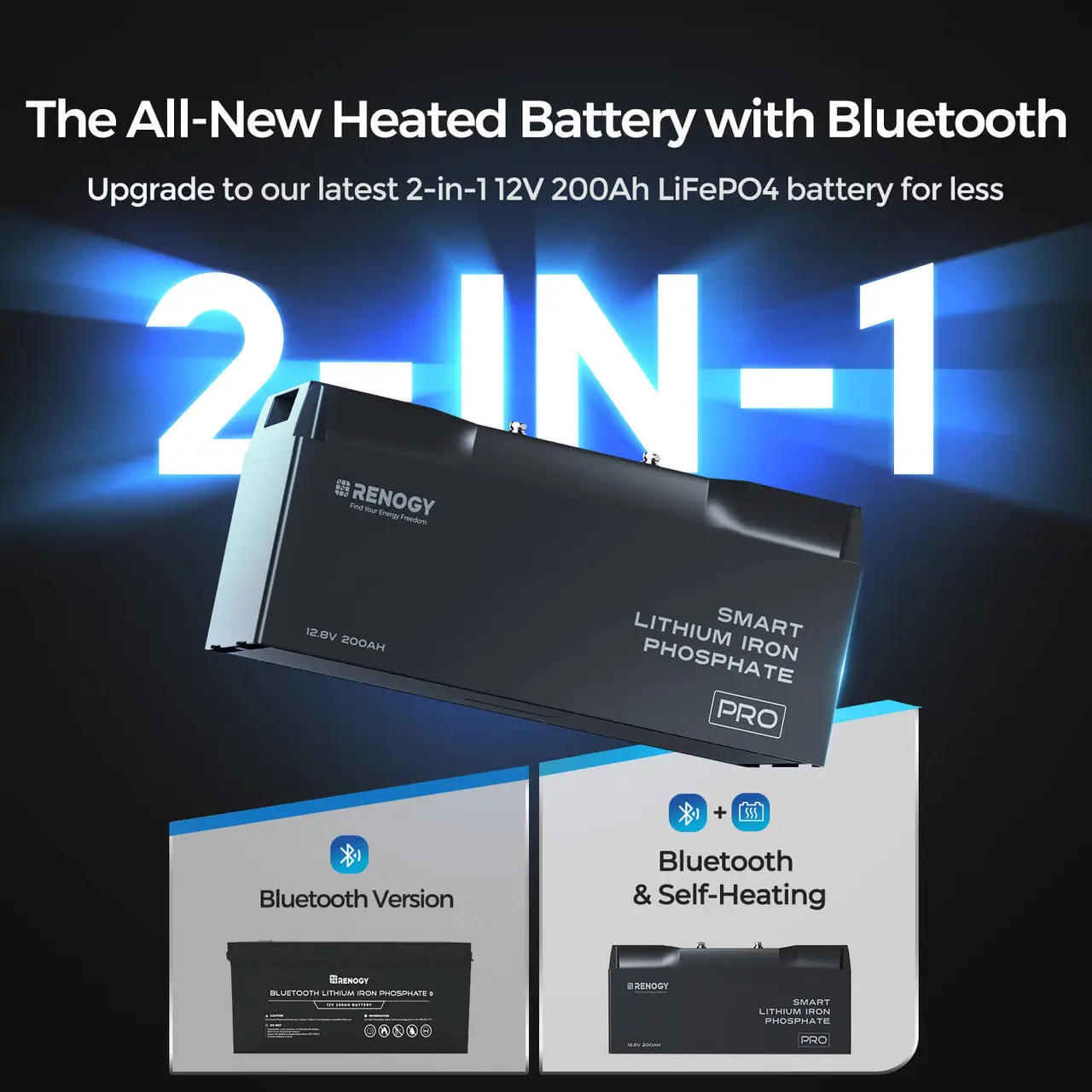 12V 200Ah Smart LiFePO4 Battery w/ Bluetooth & Self-Heating | Pro Series - Image 10