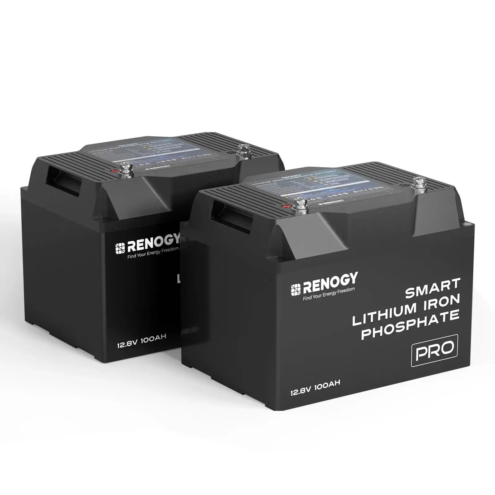 12V  100Ah Smart Lithium Iron Phosphate Battery w/Bluetooth & Self-heating Function | Pro Series - Image 3