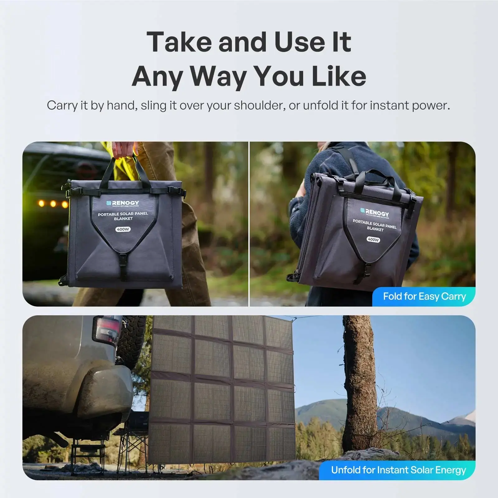 200/400W N-Type Portable Solar Panel Blanket - Image 3