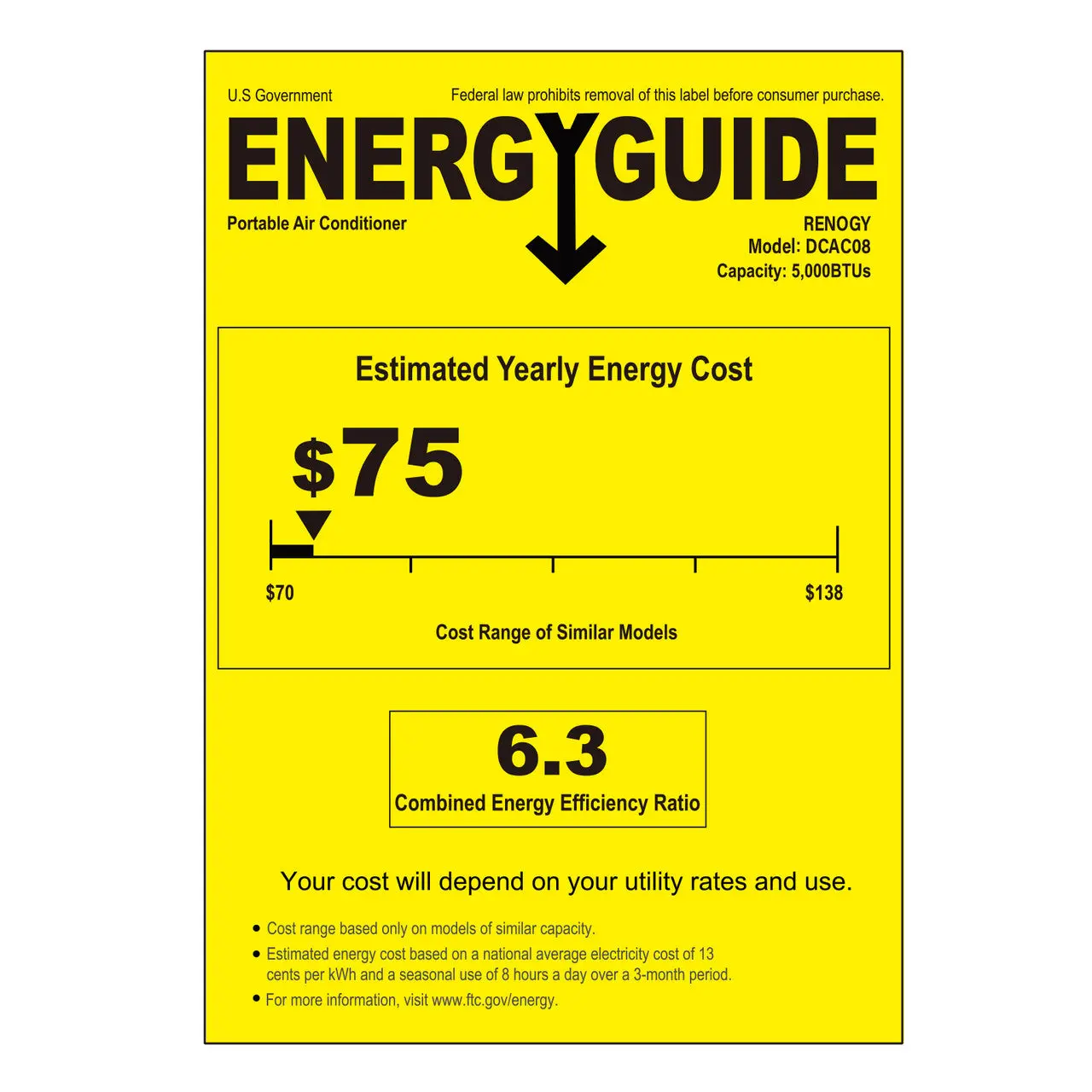 Renogy 8000 BTU Portable Air Conditioner - Image 8