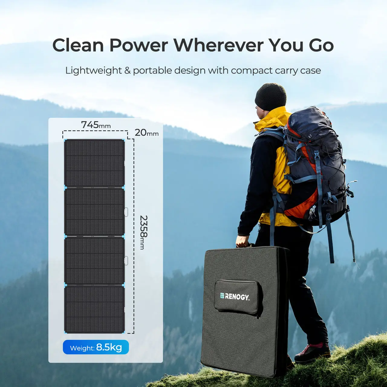 100/300W N-Type Lightweight Portable Solar Panel Suitcase - Image 10